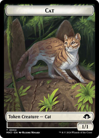 Cat Token [Modern Horizons 3 Tokens] Magic: The Gathering