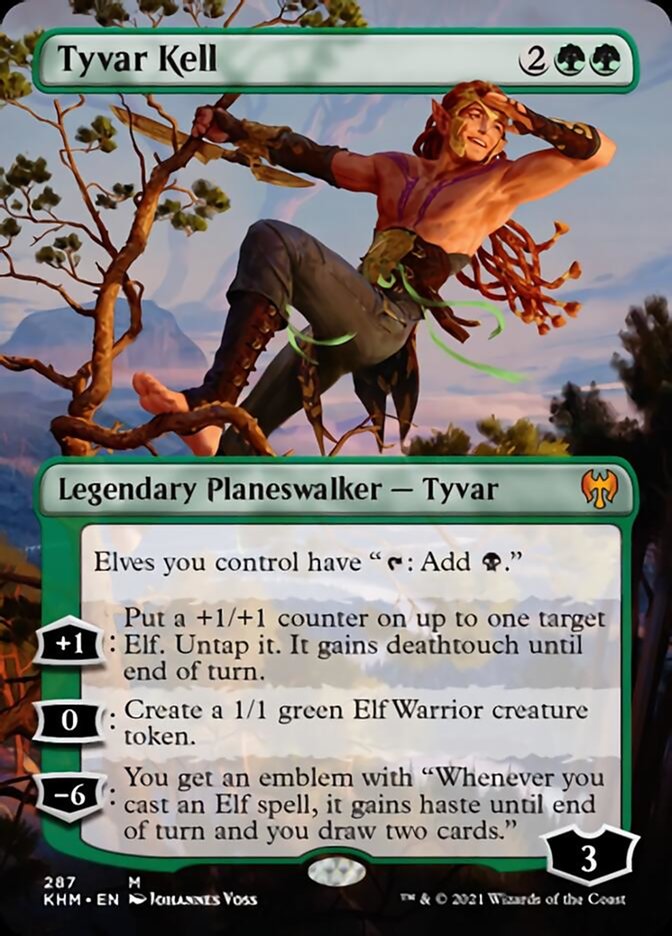 Tyvar Kell (Borderless) [Kaldheim] Magic: The Gathering