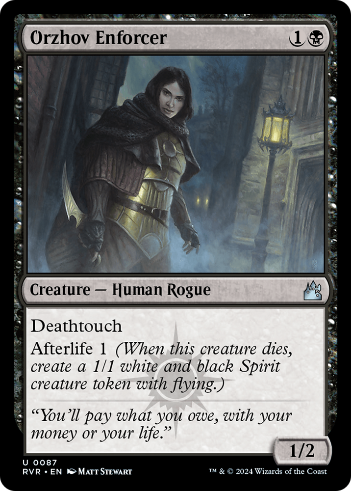 Orzhov Enforcer [Ravnica Remastered] Magic: The Gathering