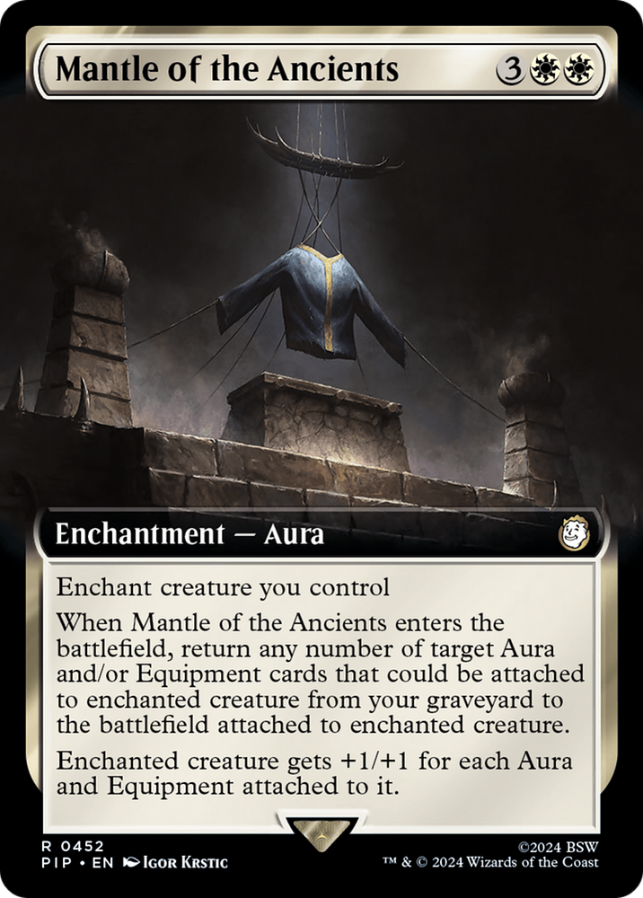 Mantle of the Ancients (Extended Art) [Fallout] Magic: The Gathering