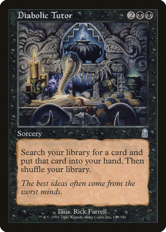 Diabolic Tutor [Odyssey] Magic: The Gathering