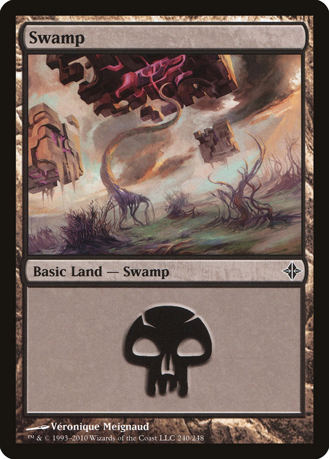 Swamp (240) [Rise of the Eldrazi] Magic: The Gathering