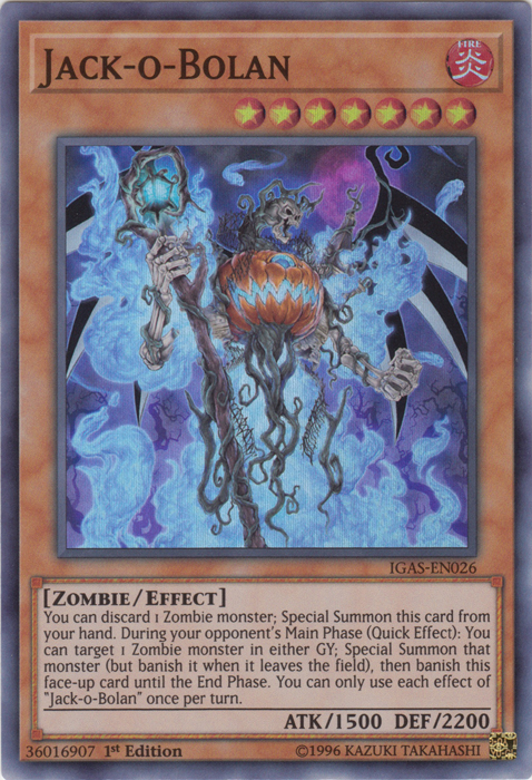 Jack-o-Bolan [IGAS-EN026] Super Rare - Yugioh Cards For Your TCG Needs!
