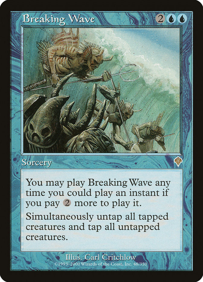Breaking Wave [Invasion] Magic: The Gathering
