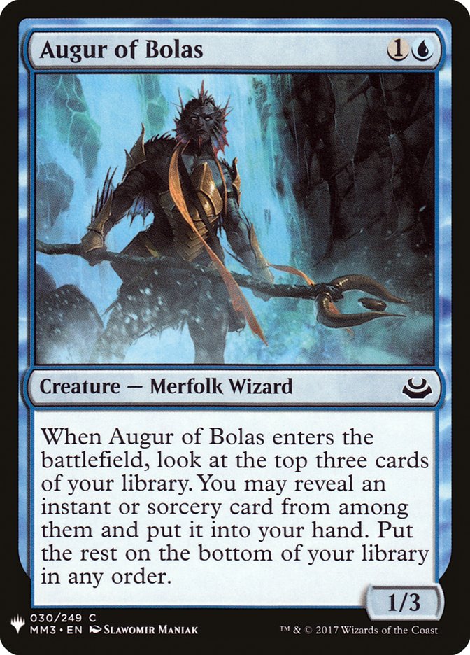 Augur of Bolas [Mystery Booster] Magic: The Gathering