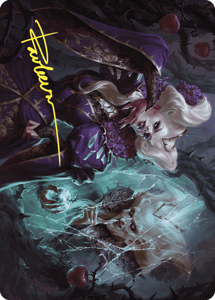 Conceited Witch Art Card (Gold-Stamped Signature) [Wilds of Eldraine Art Series] Magic: The Gathering