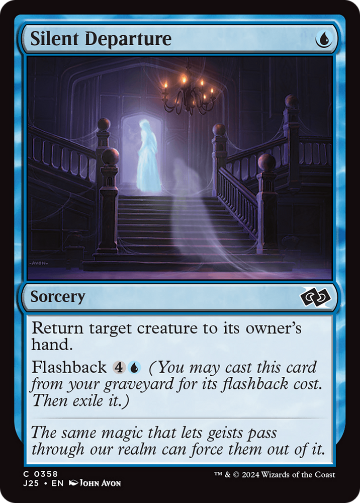 Silent Departure [Foundations Jumpstart] Magic: The Gathering