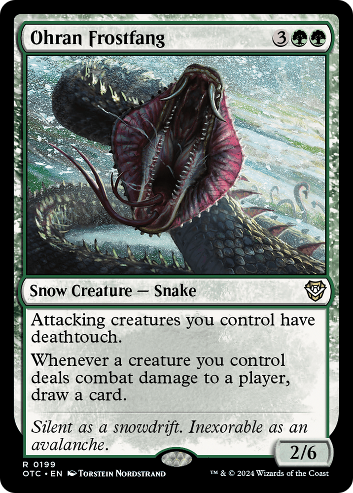 Ohran Frostfang [Outlaws of Thunder Junction Commander] Magic: The Gathering