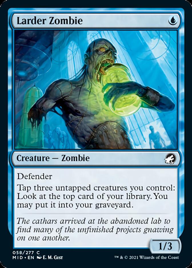 Larder Zombie [Innistrad: Midnight Hunt] Magic: The Gathering