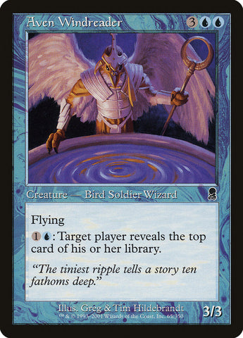 Aven Windreader [Odyssey] Magic: The Gathering