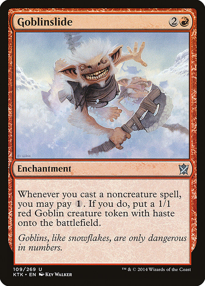Goblinslide [Khans of Tarkir] Magic: The Gathering