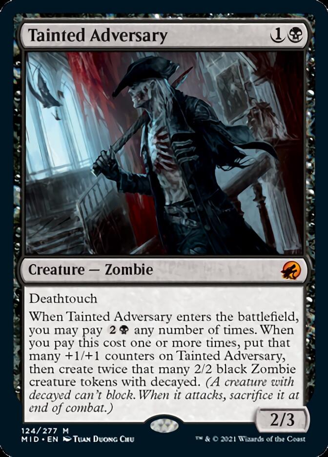 Tainted Adversary [Innistrad: Midnight Hunt] Magic: The Gathering