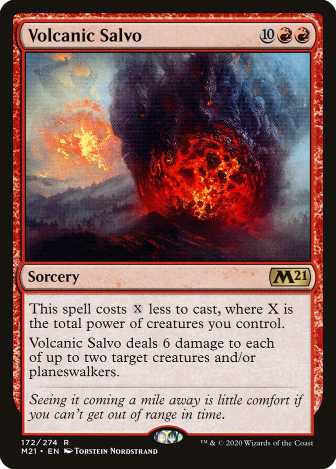 Volcanic Salvo [Core Set 2021] Magic: The Gathering