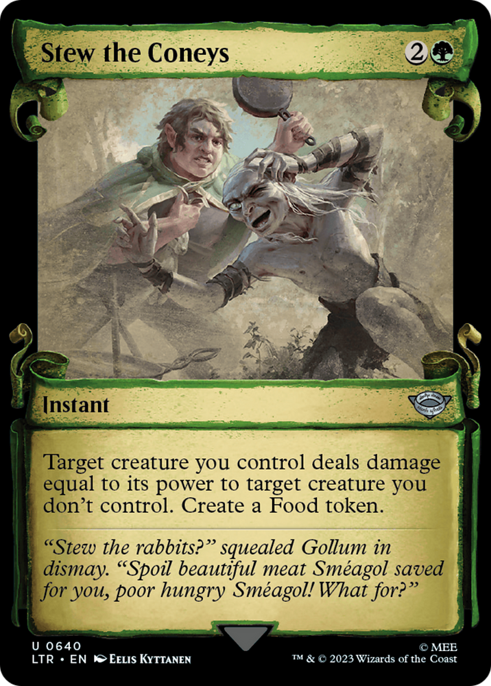 Stew the Coneys [The Lord of the Rings: Tales of Middle-Earth Showcase Scrolls] Magic: The Gathering