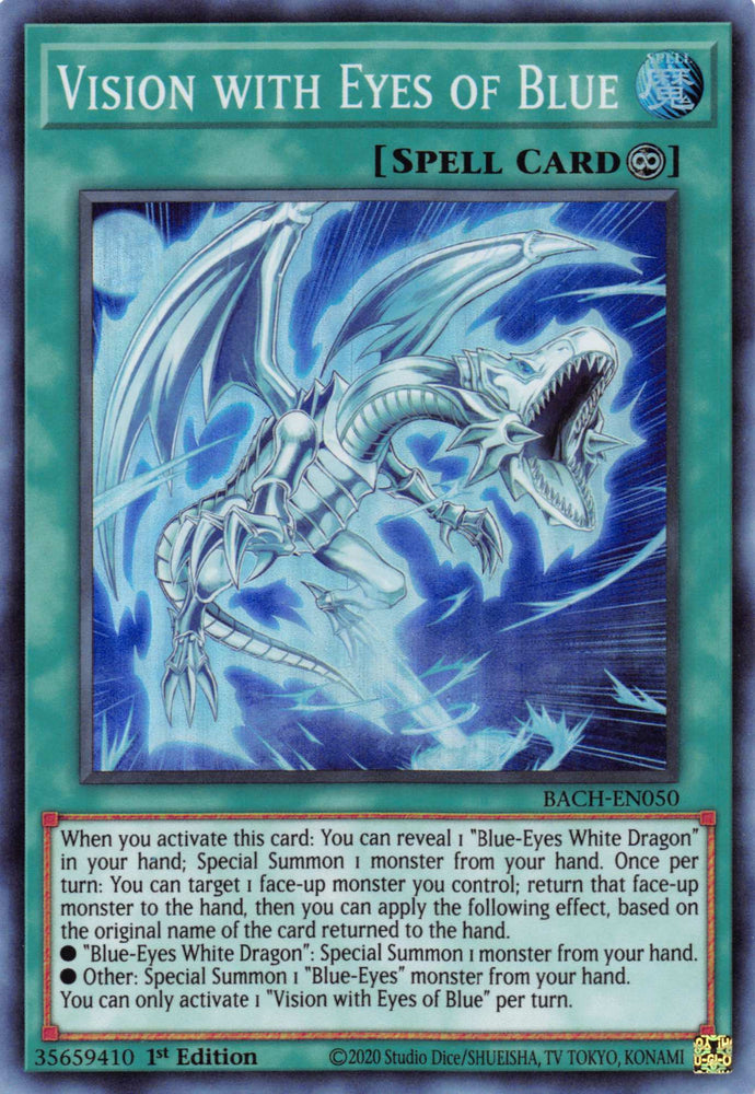 Vision with Eyes of Blue [BACH-EN050] Super Rare - Yugioh Cards For Your TCG Needs!