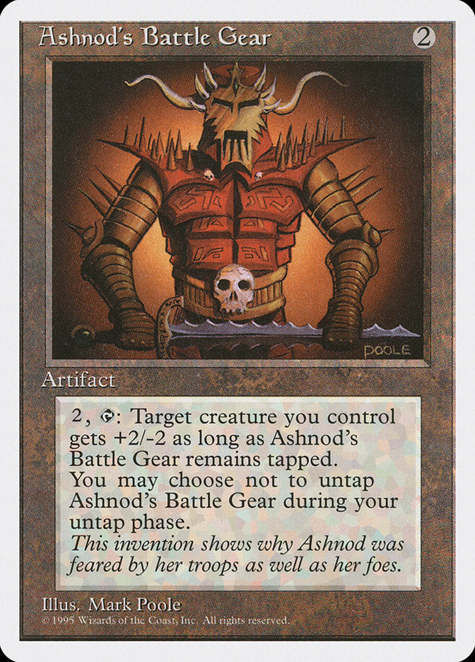 Ashnod's Battle Gear [Fourth Edition] Magic: The Gathering