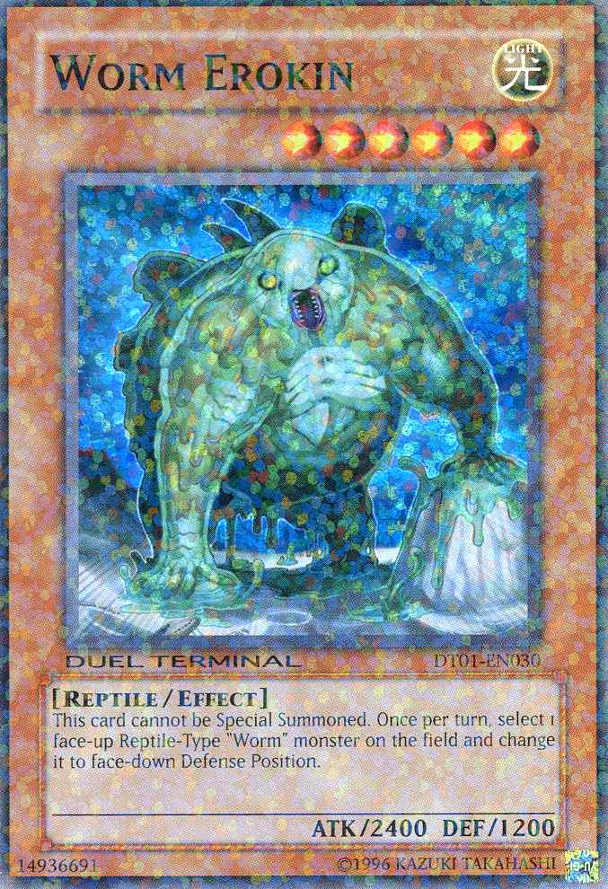 Worm Erokin [DT01-EN030] Super Rare Yu-Gi-Oh!