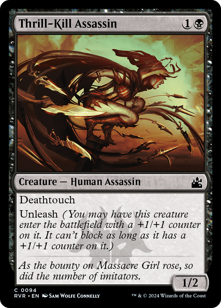Thrill-Kill Assassin [Ravnica Remastered] Magic: The Gathering