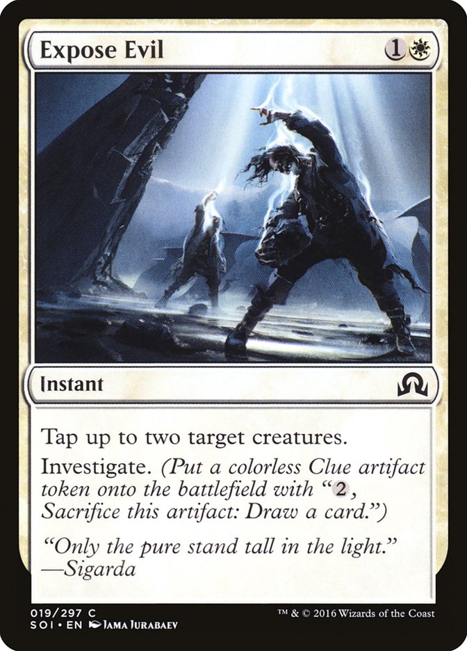 Expose Evil [Shadows over Innistrad] Magic: The Gathering