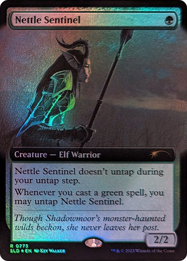 Nettle Sentinel (Extended Art) [Secret Lair Drop Series] Magic: The Gathering