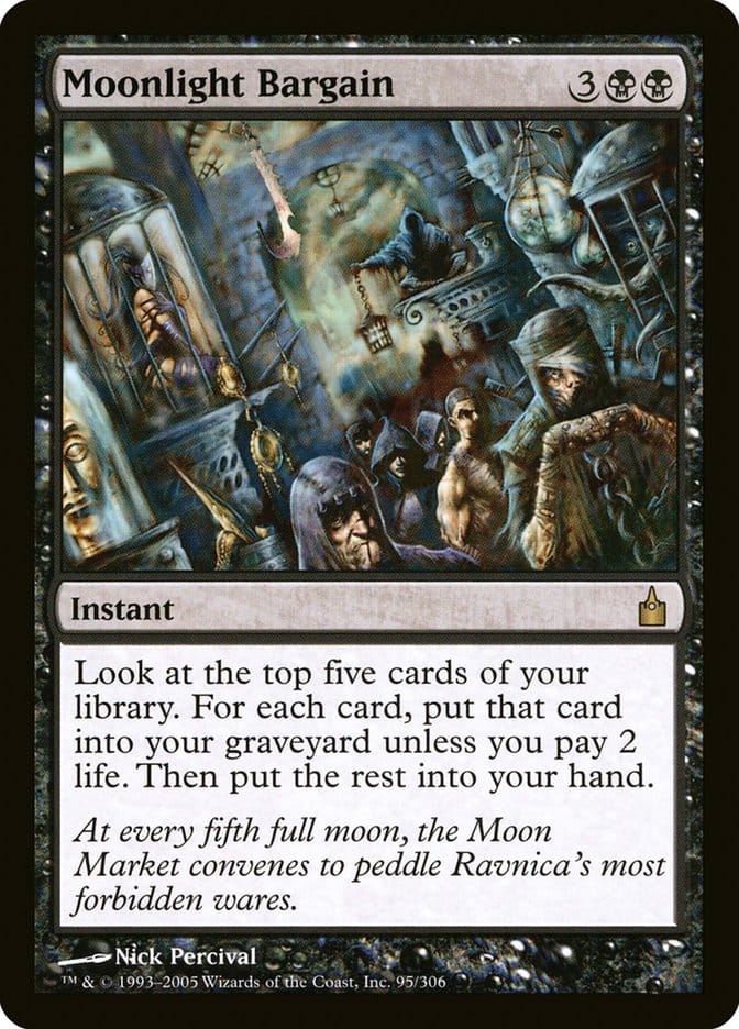 Moonlight Bargain [Ravnica: City of Guilds] Magic: The Gathering