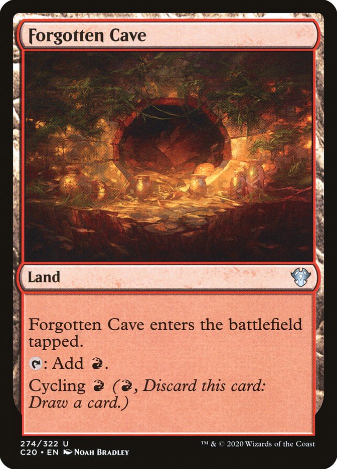 Forgotten Cave [Commander 2020] Magic: The Gathering