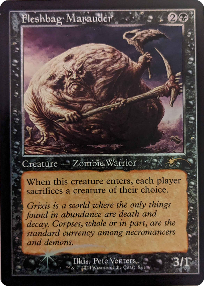 Fleshbag Marauder (841) (Retro Frame) [Secret Lair Drop Series] Magic: The Gathering