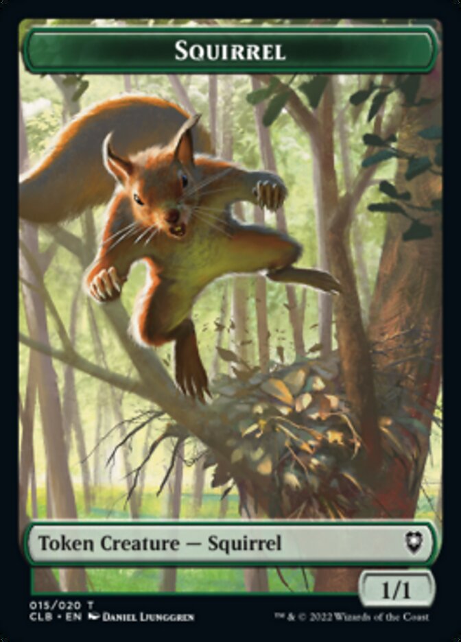 Squirrel Token [Commander Legends: Battle for Baldur's Gate Tokens] Magic: The Gathering