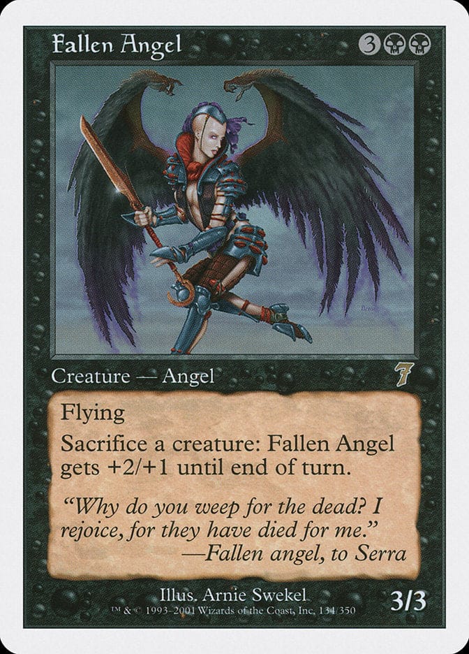 Fallen Angel [Seventh Edition] Magic: The Gathering
