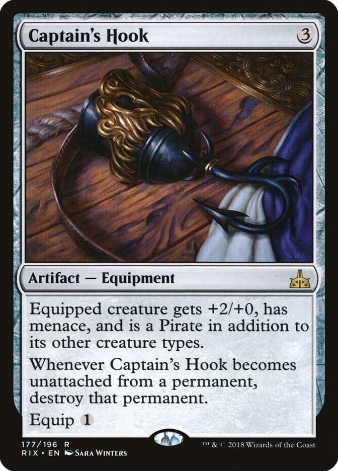 Captain's Hook [Rivals of Ixalan] Magic: The Gathering