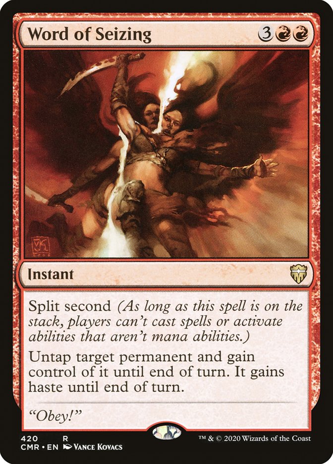 Word of Seizing [Commander Legends] Magic: The Gathering