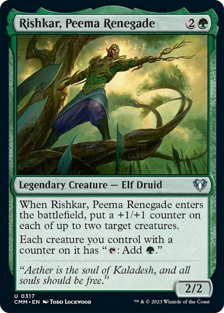 Rishkar, Peema Renegade [Commander Masters] Magic: The Gathering