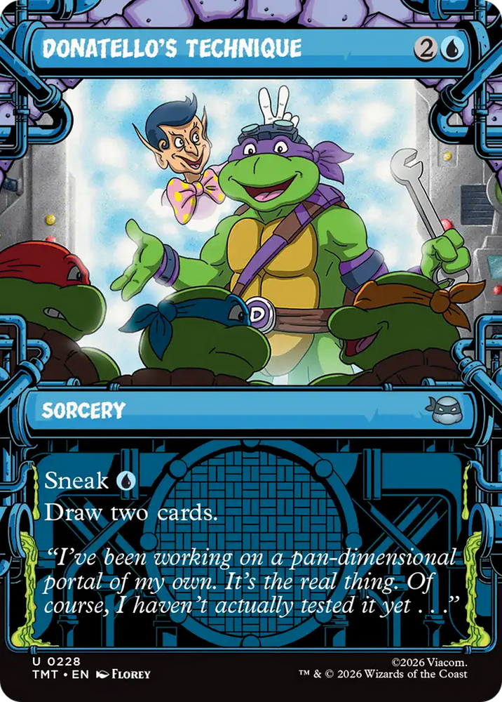 Donatello's Technique (Showcase) [Teenage Mutant Ninja Turtles] Magic: The Gathering