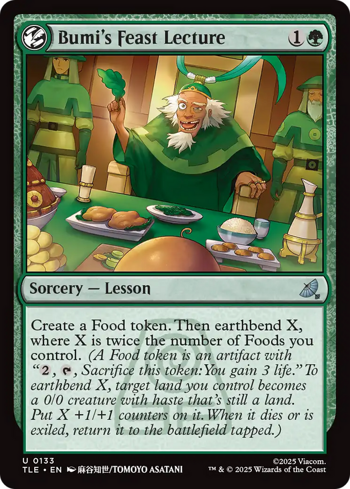 Bumi's Feast Lecture [Avatar: The Last Airbender: Eternal-Legal] Magic: The Gathering