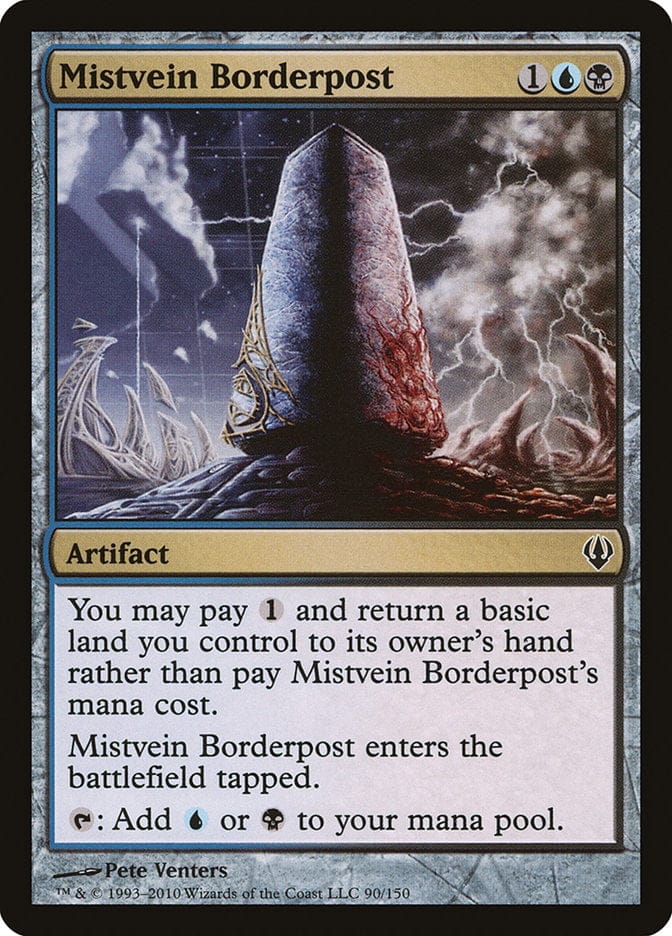 Mistvein Borderpost [Archenemy] Magic: The Gathering