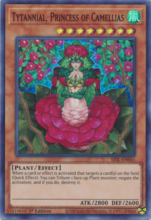 Tytannial, Princess of Camellias [SESL-EN041] Super Rare