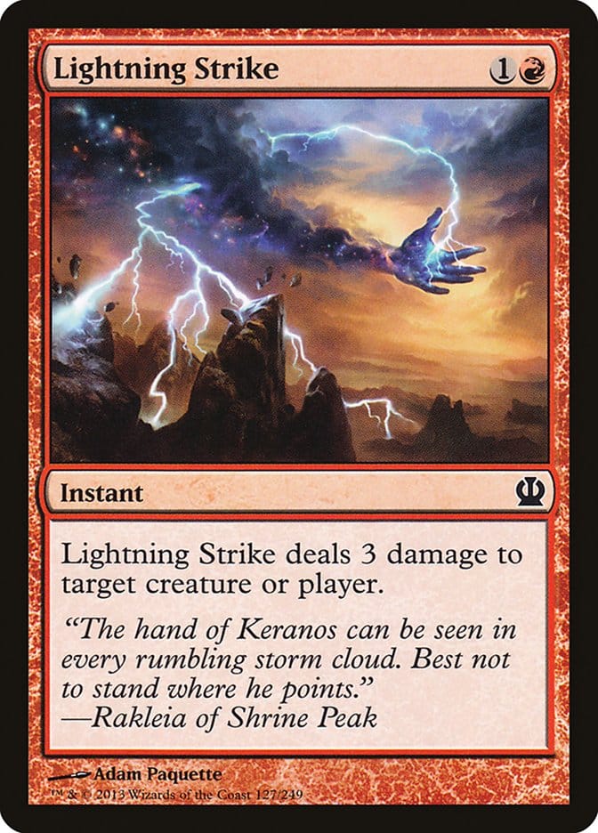 Lightning Strike [Theros] Magic: The Gathering