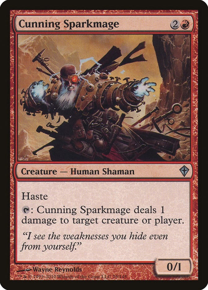 Cunning Sparkmage [Worldwake] Magic: The Gathering