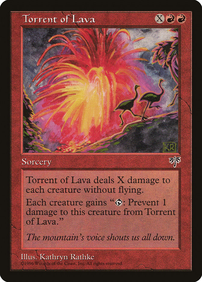 Torrent of Lava [Mirage] Magic: The Gathering