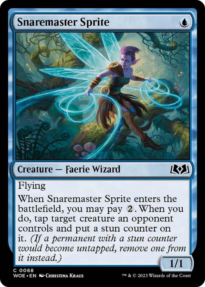 Snaremaster Sprite [Wilds of Eldraine] Magic: The Gathering