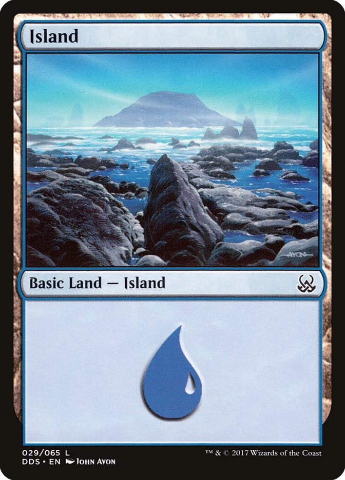 Island (29) [Duel Decks: Mind vs. Might] Magic: The Gathering