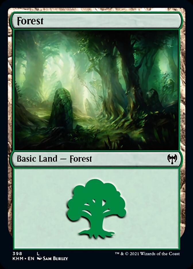 Forest (398) [Kaldheim] Magic: The Gathering