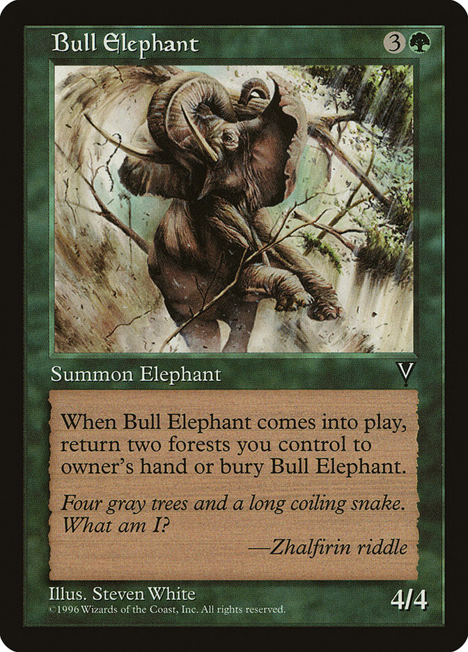 Bull Elephant [Multiverse Gift Box] Magic: The Gathering