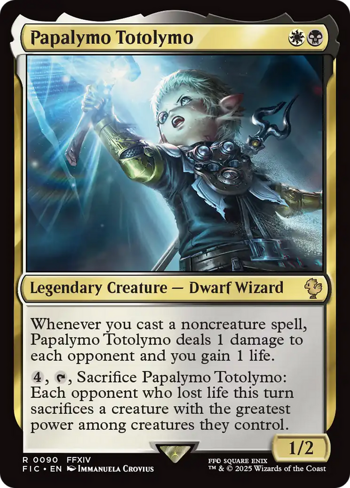 Papalymo Totolymo [FINAL FANTASY Commander] Magic: The Gathering
