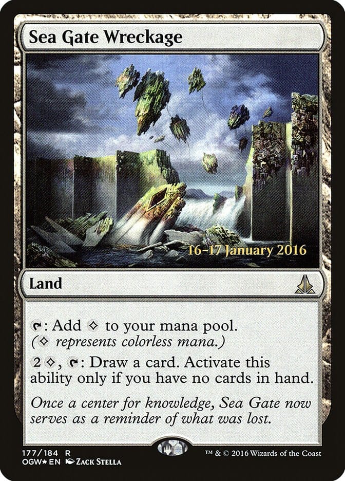 Sea Gate Wreckage [Oath of the Gatewatch Prerelease Promos] Magic: The Gathering