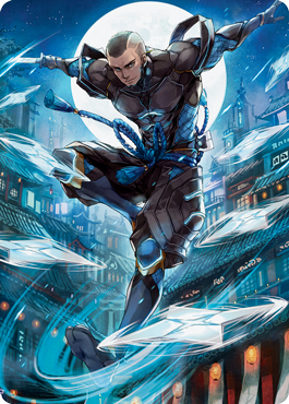 Kaito Shizuki 1 Art Card [Kamigawa: Neon Dynasty Art Series] Magic: The Gathering