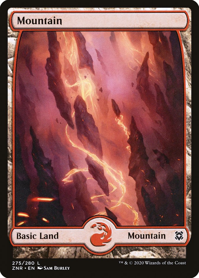 Mountain (275) [Zendikar Rising] Magic: The Gathering