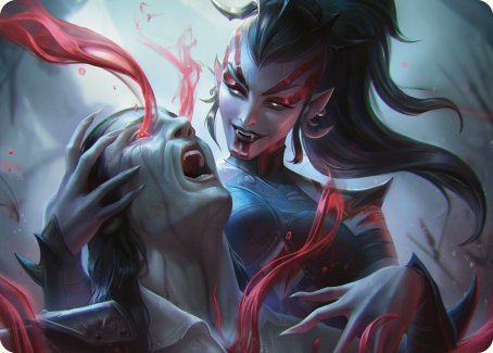 Exsanguinate Art Card [Commander Masters Art Series] Magic: The Gathering