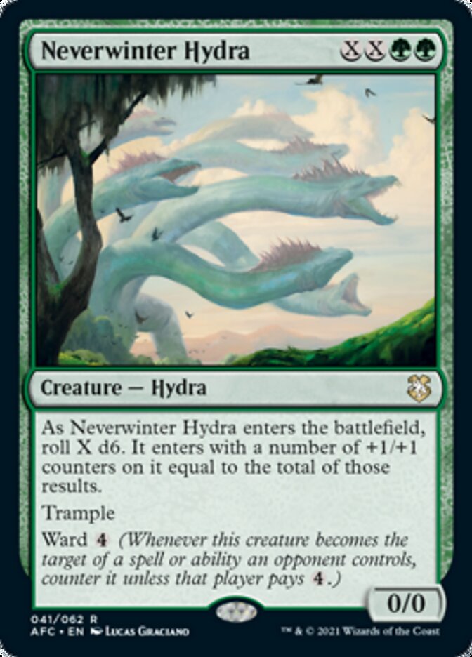 Neverwinter Hydra [Dungeons & Dragons: Adventures in the Forgotten Realms Commander] Magic: The Gathering