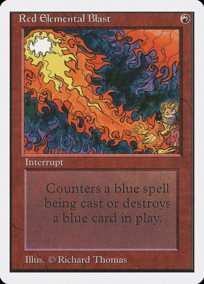 Red Elemental Blast [Unlimited Edition] Magic: The Gathering